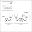 Odeon Light · Amalia · 4198/2W