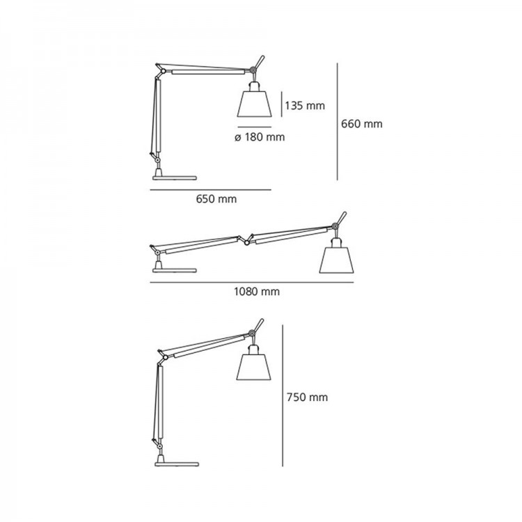  Artemide · Tolomeo · 0947020A