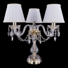 Настольная лампа декоративная Bohemia Ivele Crystal 5706/3/141-39/G/SH13A-160