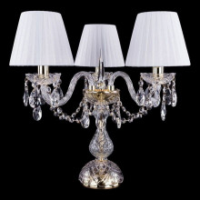 Настольная лампа декоративная Bohemia Ivele Crystal 5706/3/141-39/G/SH2-160