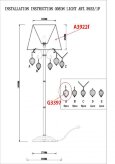  Odeon Light · Adriana · 3922/1F