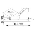  Arte Lamp · Rigel · A7624PL-2WH