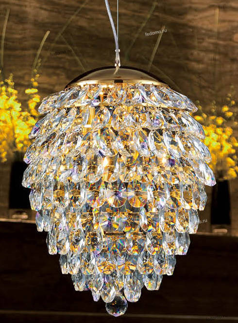 Crystal Lux · Charme · CHARME SP3+3 LED GOLD/AMBER