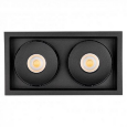  Встраиваемый светильник Arlight CL-SIMPLE-S148x80-2x9W Day4000 (BK, 45 deg) 026877