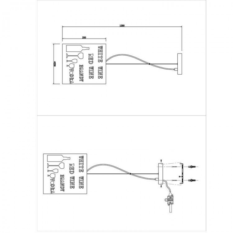  Arte Lamp · Caffetteria · A1223SP-1BR