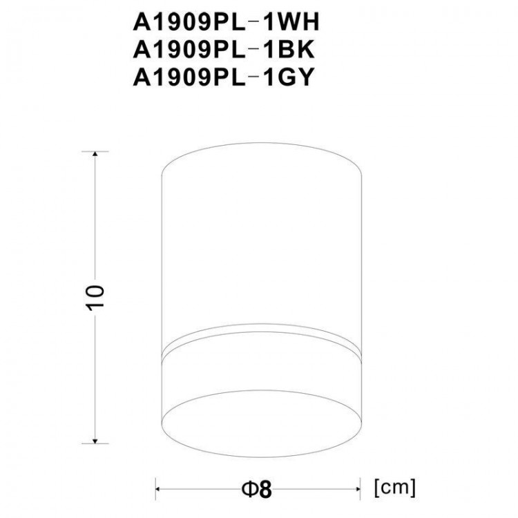  Arte Lamp · A1909 · A1909PL-1GY