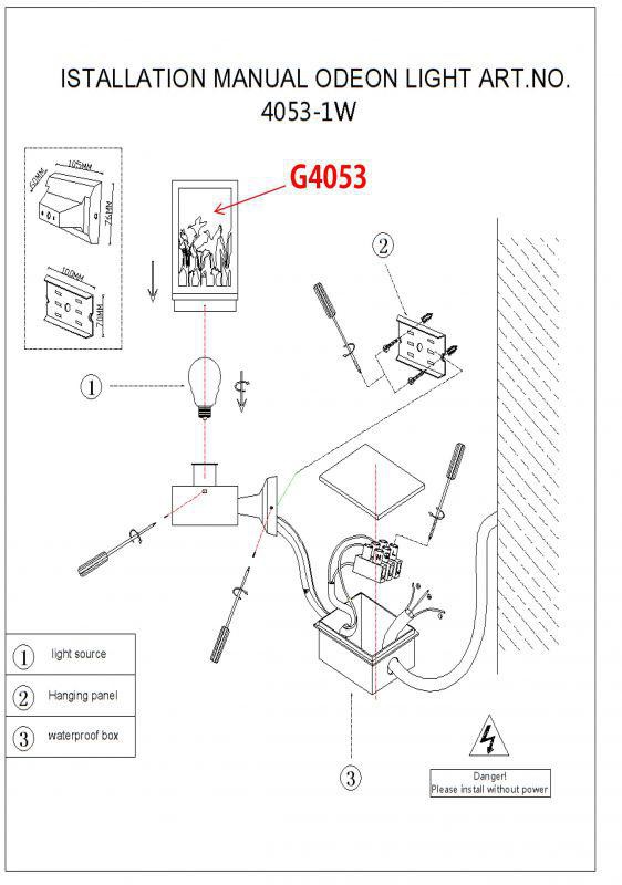  Odeon Light · Fressi · 4053/1W