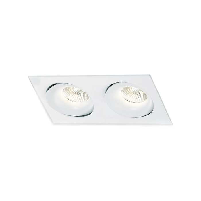  Точечный белый потолочный светильник ST Luce 02-Square-WH
