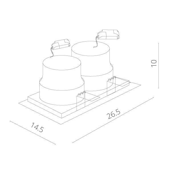  Arte Lamp · Privato · A7018PL-2BK