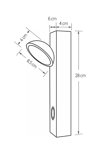  Прикроватный настенный светильник Integrator Bedside IT-615 чёрный