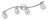 Спот Odeon Light Akra 2590/4W