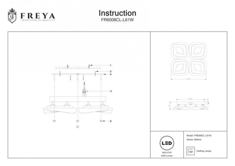  Freya · Bettina · FR6008CL-L61W