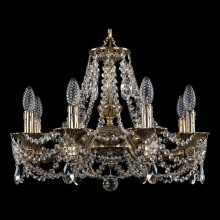 Подвесная люстра Bohemia Ivele Crystal 1710/8/160/C/GB