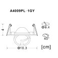  Arte Lamp · A4009 · A4009PL-1GY