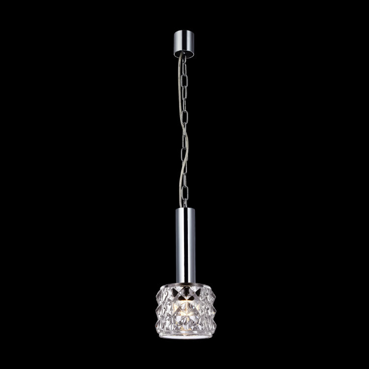  Подвесной одиночный светильник хром Maytoni Rock Me MOD027PL-01CH