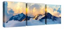 Набор из 3 панно Вершины Brilliant S-4210H (150 x 50 см)
