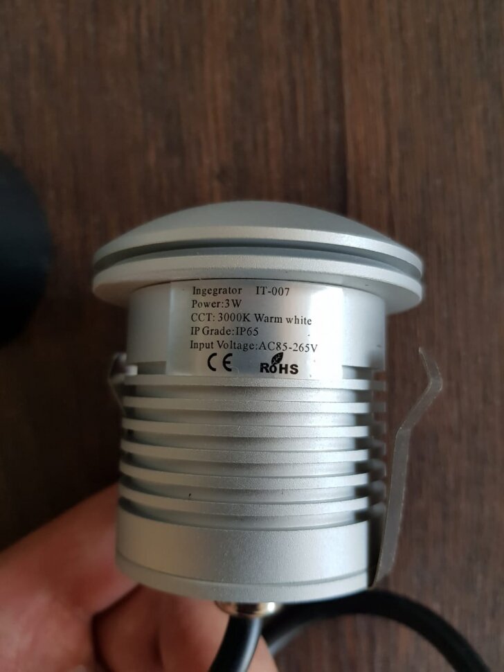  Бронзовый влагозащищённый светильник Integrator Aura IT-007-Bronze IP-65
