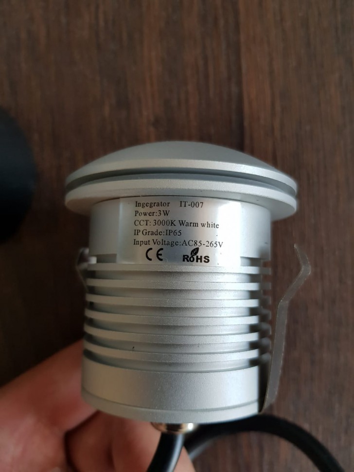  Встраиваемый влагозащищённый светильник Integrator Aura IT-007 IP-65