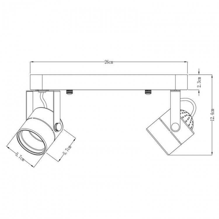  Arte Lamp · Lente · A1310PL-2BK