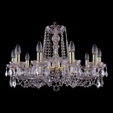 Подвесная люстра Bohemia Ivele Crystal 1402/10/240/G/Leafs