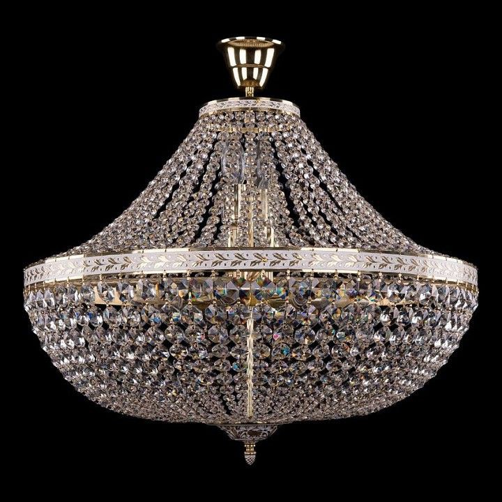  Люстра на штанге Bohemia Ivele Crystal 2160/60/GW