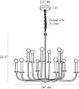  [R] IT-R-0401-005-ABR Светильник подвесной ANTERIORS "Breck chandelier" 89343