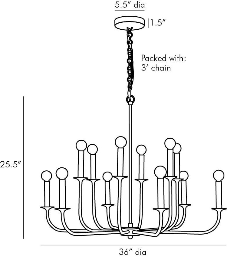  [R] IT-R-0401-005-ABR Светильник подвесной ANTERIORS "Breck chandelier" 89343