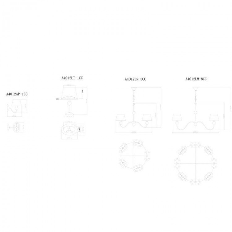  Arte Lamp · A4012 · A4012LM-5CC