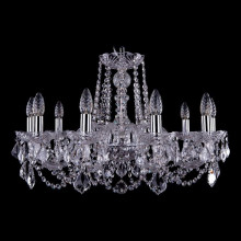 Подвесная люстра Bohemia Ivele Crystal 1402/10/240/Ni/Leafs