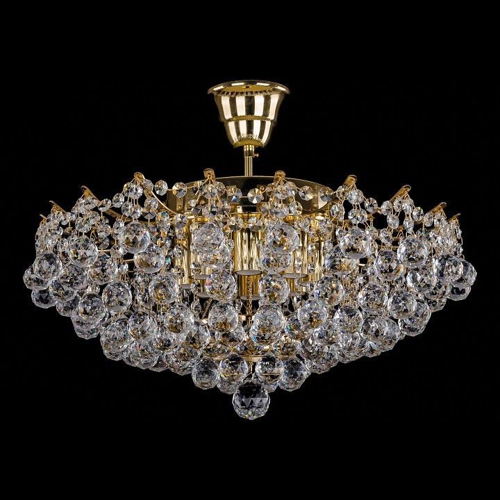  Люстра на штанге Bohemia Ivele Crystal 7331/50/G
