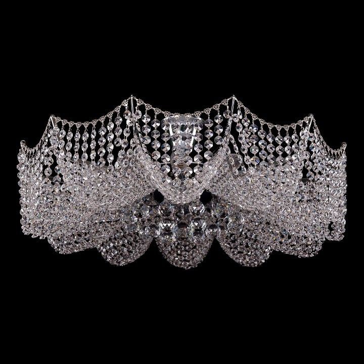  Люстра на штанге Bohemia Ivele Crystal 7708/12/Ni