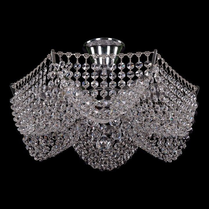 Люстра на штанге Bohemia Ivele Crystal 7708/3/Ni