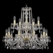 Подвесная люстра Bohemia Ivele Crystal 1402/10+5/240-60/2d/G