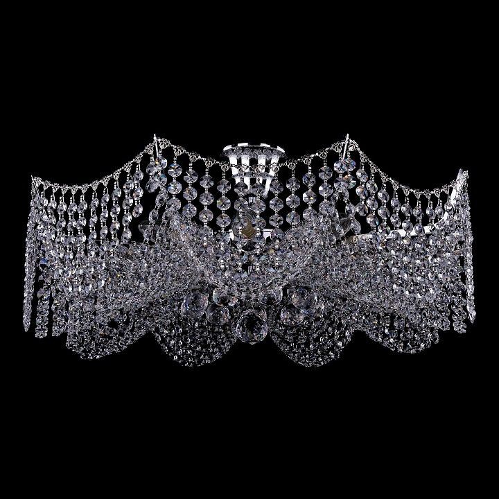  Люстра на штанге Bohemia Ivele Crystal 7708/9/Ni