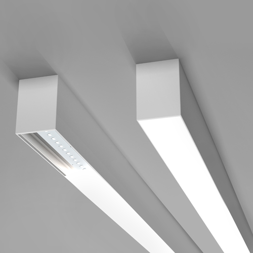  Прямой встраиваемый светодиодный светильник из профиля ДЕЛАЕМСВЕТ IT-LINE-5050 30W