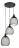 Подвесной светильник Maytoni Grille T018-03-B