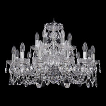 Подвесная люстра Bohemia Ivele Crystal 1402/12+6/240/Ni