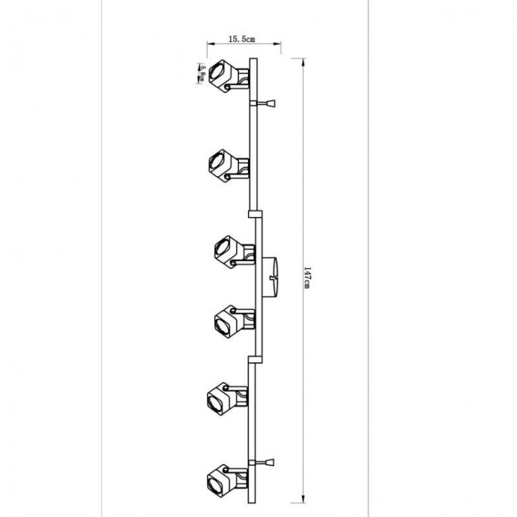  Arte Lamp · A1314 · A1314PL-6BK