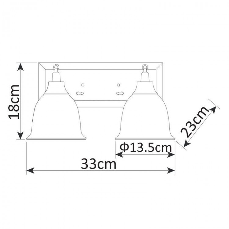  Arte Lamp · Campana · A9557AP-2BG