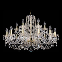 Подвесная люстра Bohemia Ivele Crystal 1402/12+6/300/G