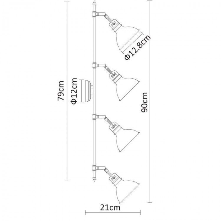  Arte Lamp · A1102 · A1102PL-4AB