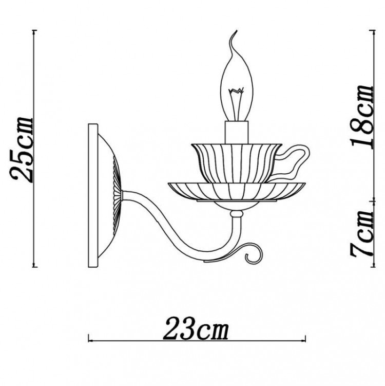  Arte Lamp · A1704 · A1704AP-1CC