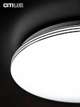  Люстра светодиодная круглая, плоская с пультом Citilux Симпла CL714680G RGB