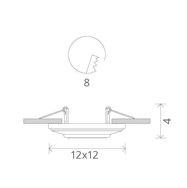  Arte Lamp · Cratere · A5305PL-1WH