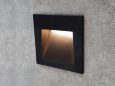  Чёрный квадратный светильник для лестницы Integrator Stairs Light IT-760-Black