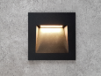  Чёрный квадратный светильник для лестницы Integrator Stairs Light IT-760-Black