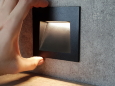  Чёрный квадратный светильник для лестницы Integrator Stairs Light IT-760-Black