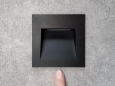  Чёрный квадратный светильник для лестницы Integrator Stairs Light IT-760-Black