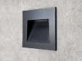  Чёрный квадратный светильник для лестницы Integrator Stairs Light IT-760-Black
