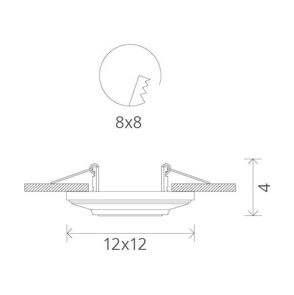  Arte Lamp · Cratere · A5307PL-1WH